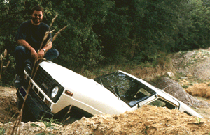 Datsun Patrol in der Sandgrube