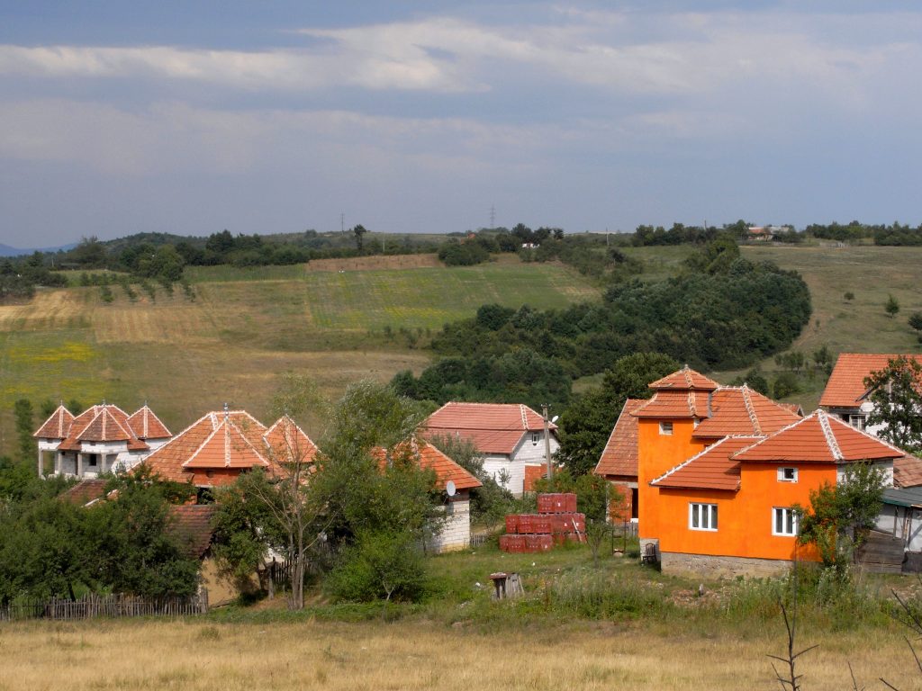 Rumänische Neubausiedlung